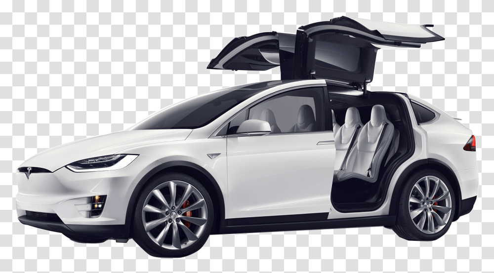 Tesla Car Tesla Model Y Doors Open, Vehicle, Transportation, Sedan, Tire Transparent Png