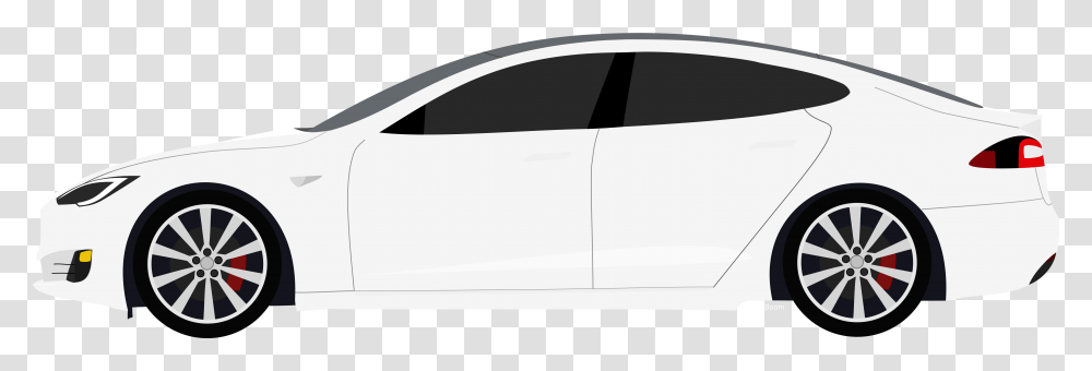 Tesla Clipart, Car, Vehicle, Transportation, Road Transparent Png