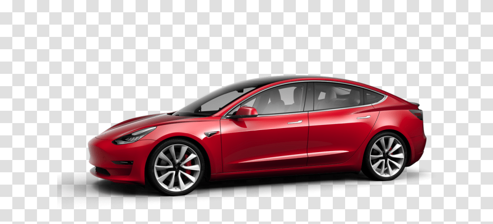 Tesla Model 3 Performance Blue, Sedan, Car, Vehicle, Transportation Transparent Png