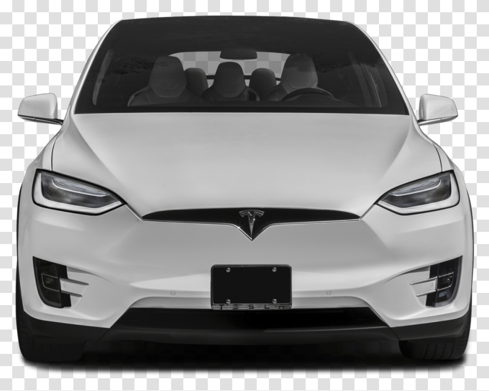 Tesla Model X Front View, Car, Vehicle, Transportation, Bumper Transparent Png