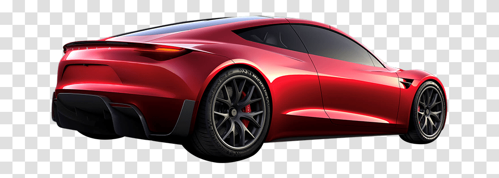 Tesla Roadster 2 In Red Von Der Seite Tesla Roadster, Car, Vehicle, Transportation, Automobile Transparent Png