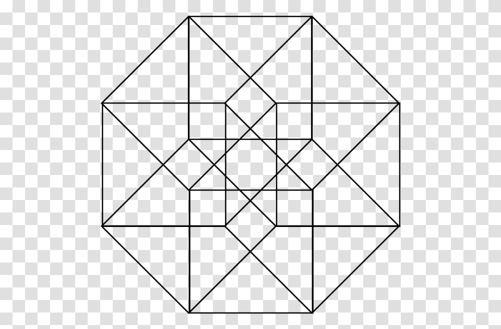 Tesseract Lines 5th Dimension 4th Dimensional Cube, Gray, World Of Warcraft Transparent Png