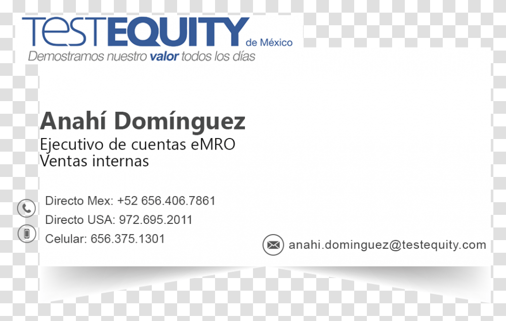 Test Equity, Business Card, Paper, Document Transparent Png