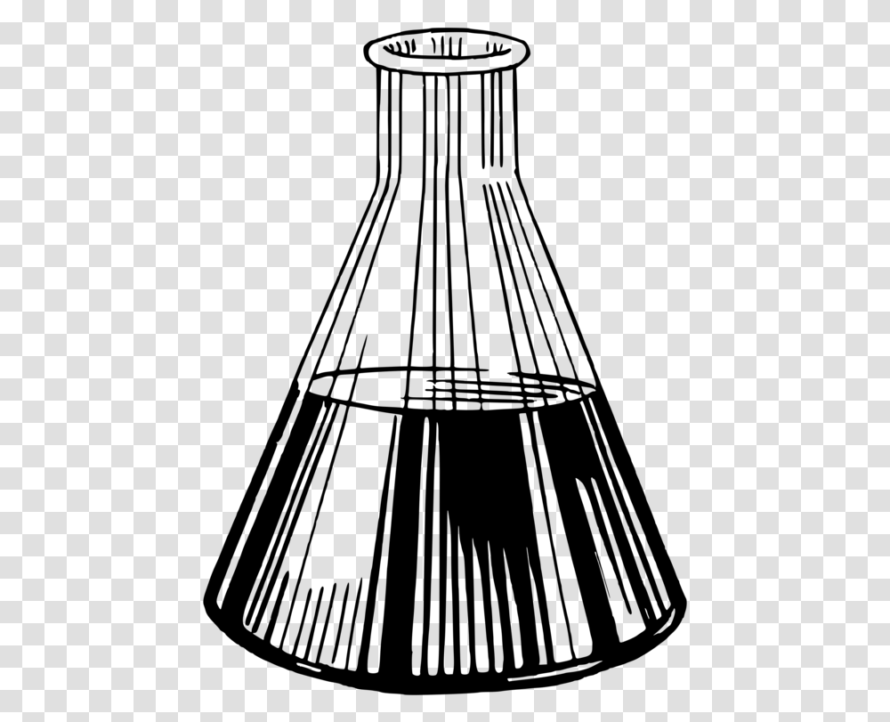 Test Tube Clipart Black And White Drawing Chemistry Black And White, Gray Transparent Png