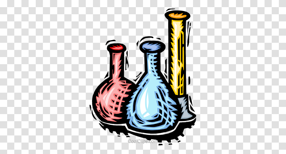 Test Tubes Beakers And Flasks Royalty Free Vector Clip Art, Bottle, Pottery, Doodle, Drawing Transparent Png