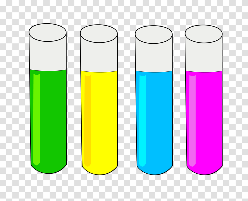 Test Tubes Line, Cylinder, Paint Container, Green, Medication Transparent Png