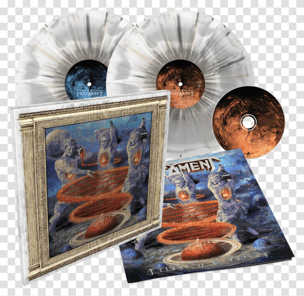 Testament Titans Of Creation, Painting, Disk, Dvd Transparent Png