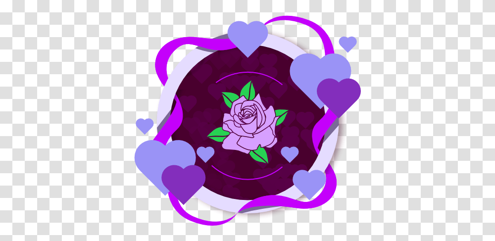 Testimonial Animated Purple Roses, Floral Design, Pattern Transparent Png
