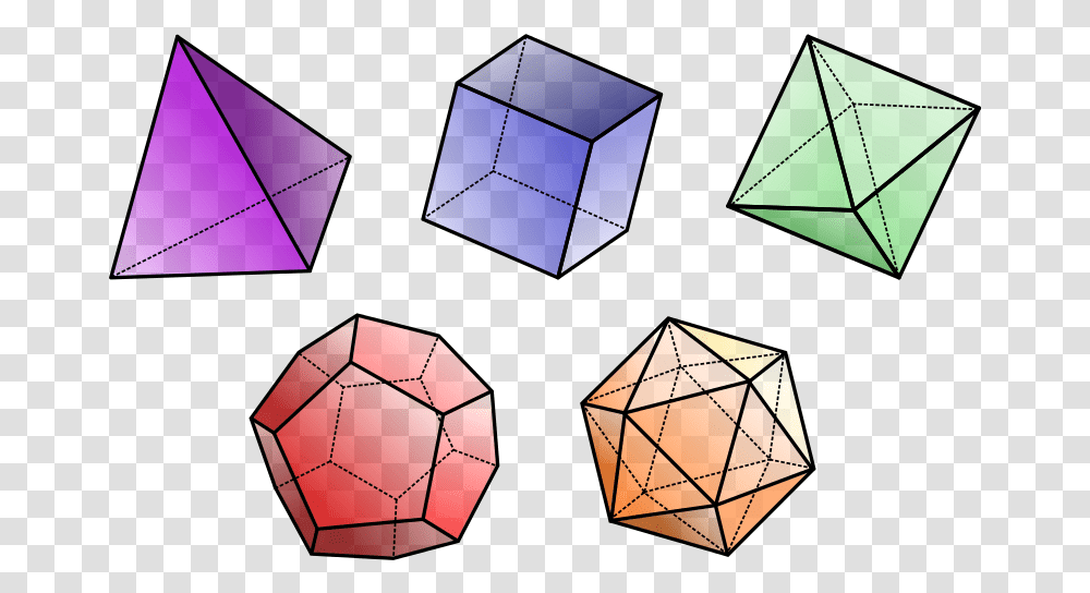 Tetrahedron 4 Faces Cube 6 Faces Octahedron 8 Faces Triangle, Soccer Ball, Football, Team Sport, Sports Transparent Png