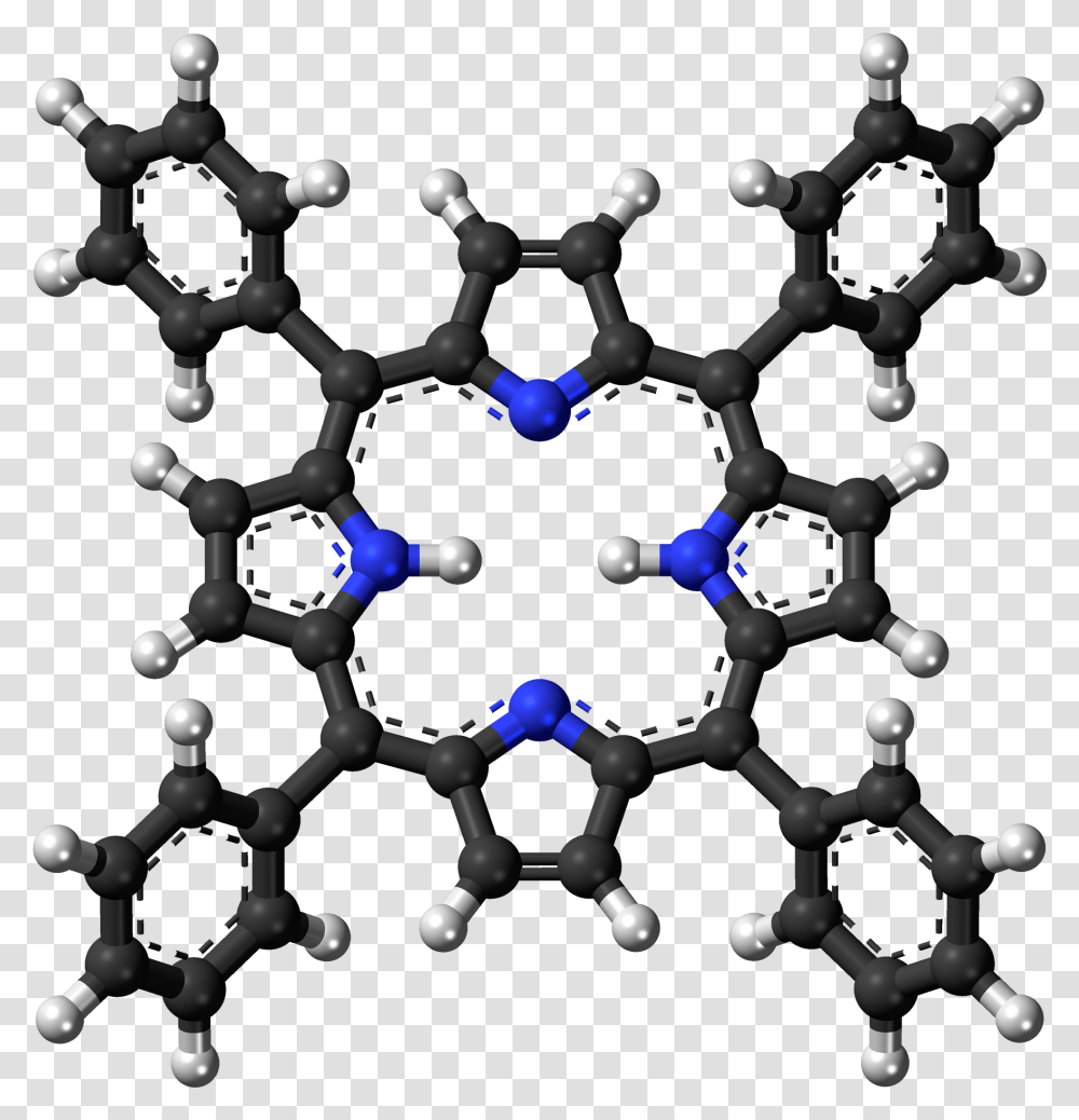 Tetraphenylporphyrin 3d Balls, Lighting, Network, Spider Web, Pattern Transparent Png