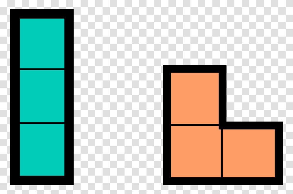 Tetris Pieces Background Download 3 Block Tetris Piece, Number, Lighting Transparent Png