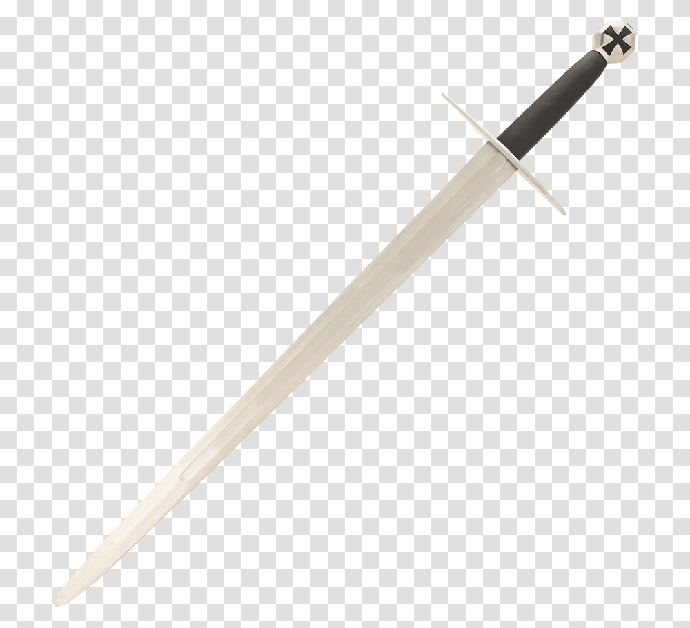Teutonic Knight Crusader Sword Sword, Blade, Weapon, Weaponry, Knife Transparent Png