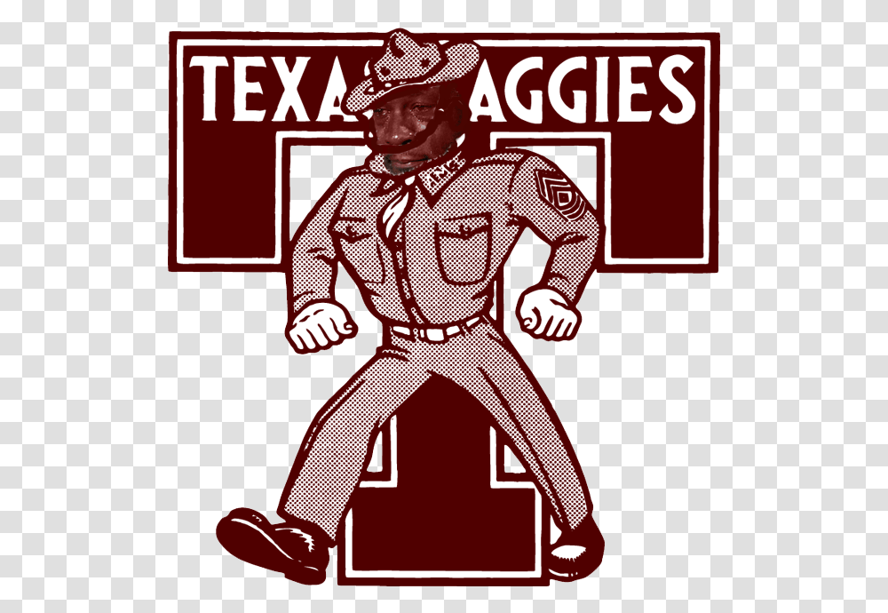 Texas Aampm Ol Sarge, Person, Label, Sticker Transparent Png