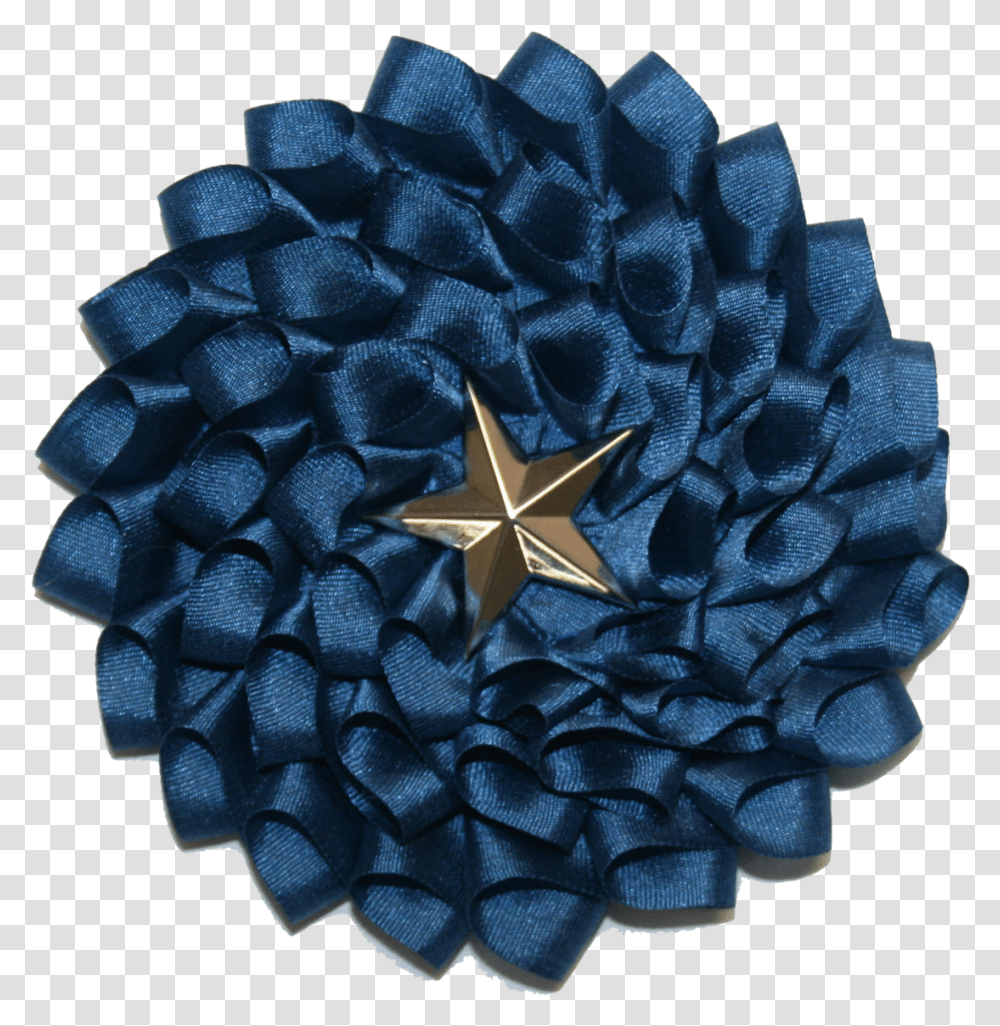 Texas Blue Star Cockade Gordon Blue Cockade, Star Symbol, Rug, Pattern Transparent Png