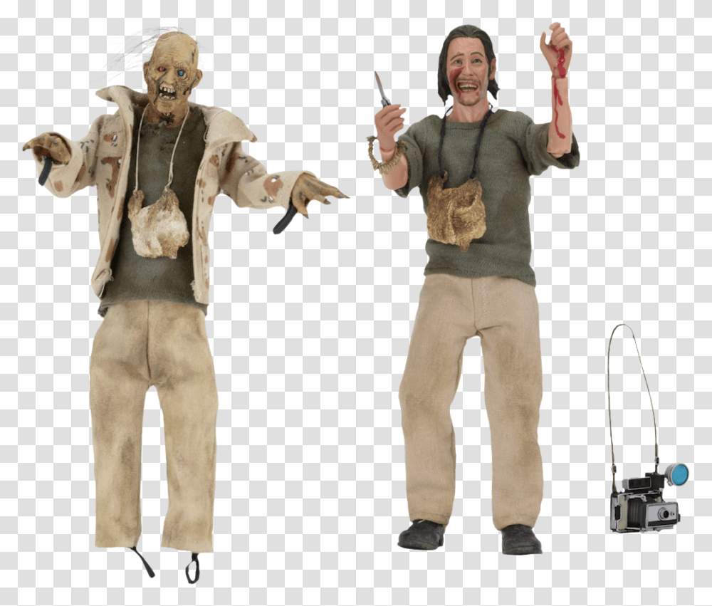 Texas Chain Saw Massacre Neca, Person, Figurine, Performer Transparent Png