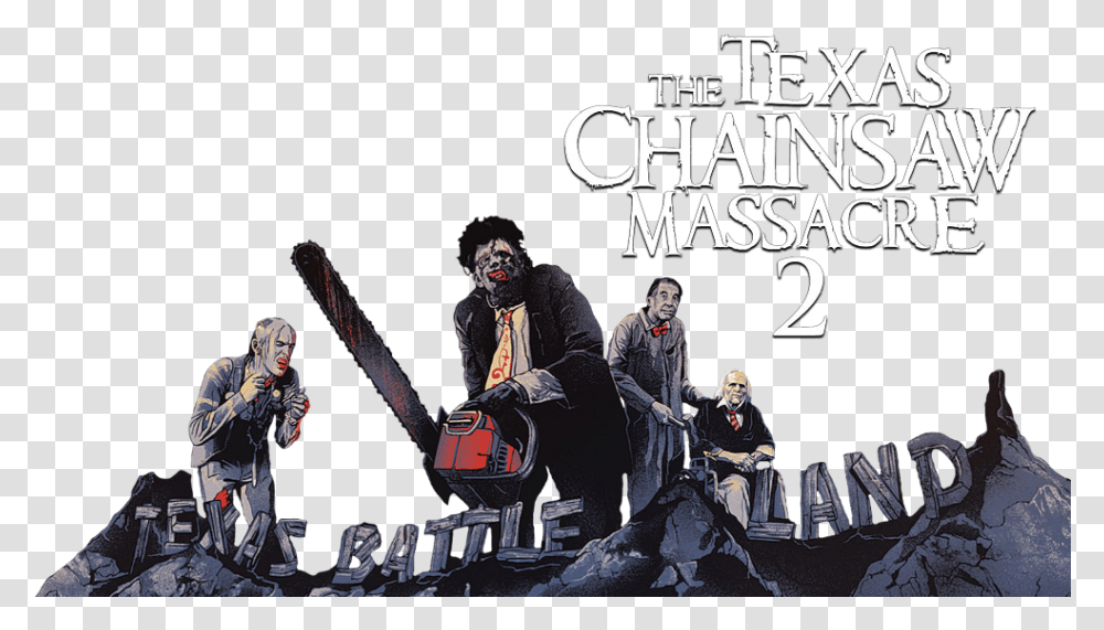 Texas Chainsaw 2 Art, Person, Advertisement, Poster, Flyer Transparent Png