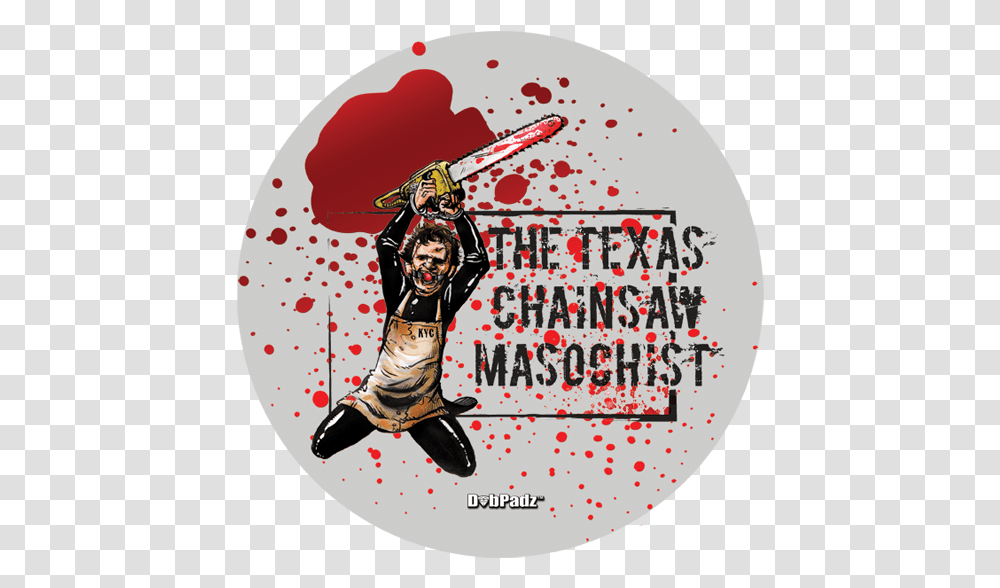 Texas Chainsaw Masochist Dabpadz Portable Network Graphics, Logo, Trademark, Person Transparent Png