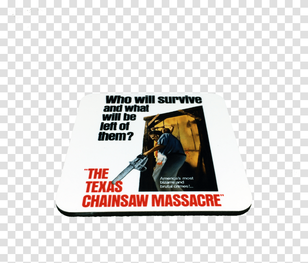 Texas Chainsaw Massacre Drink Coaster Texas Chainsaw Massacre, Person, Human, Mat, Paintball Transparent Png