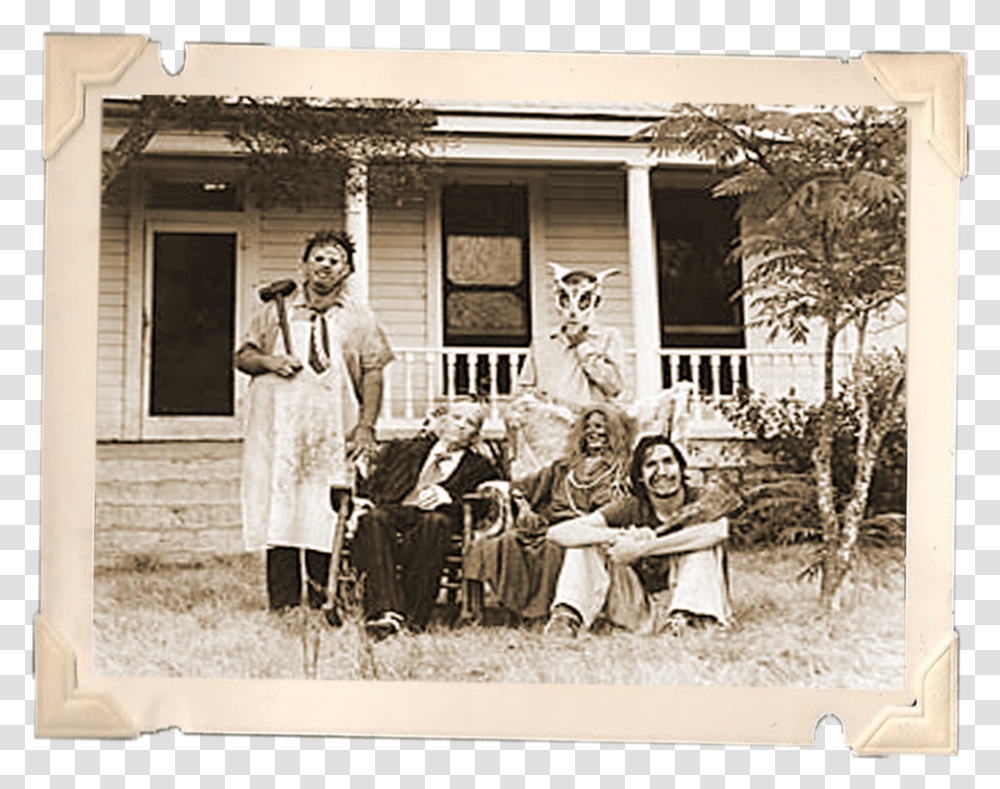Texas Chainsaw Massacre Family, Person, People, Porch, Tie Transparent Png