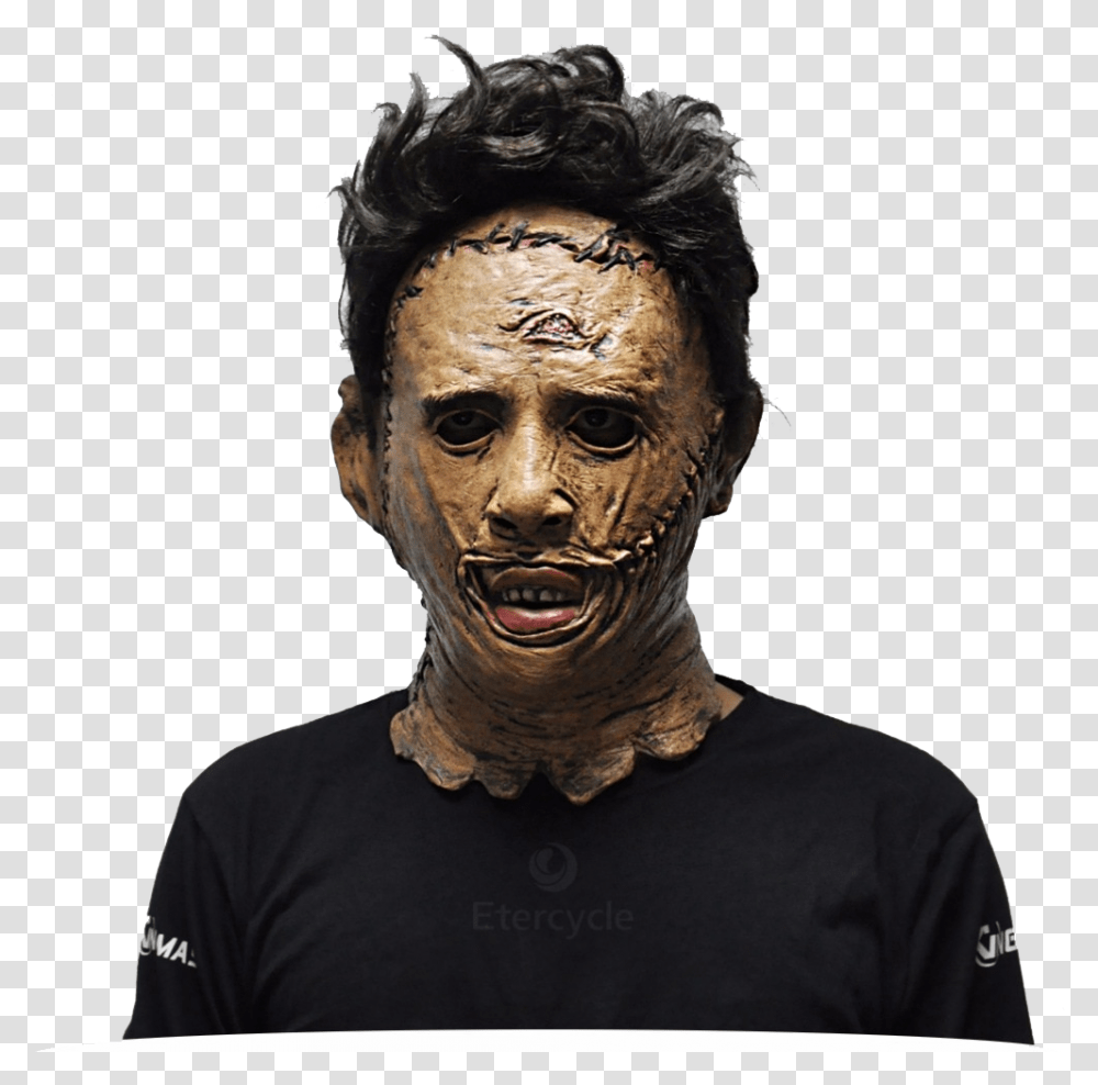 Texas Chainsaw Massacre Leatherface Mask, Head, Person, Human, Alien Transparent Png