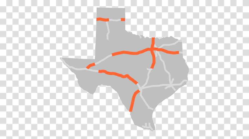 Texas County Boundaries, Plot, Map, Diagram, Atlas Transparent Png