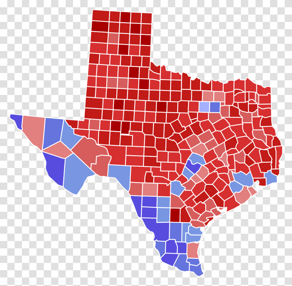 Texas Election Map 2018, Plot, Diagram, Atlas, Skin Transparent Png