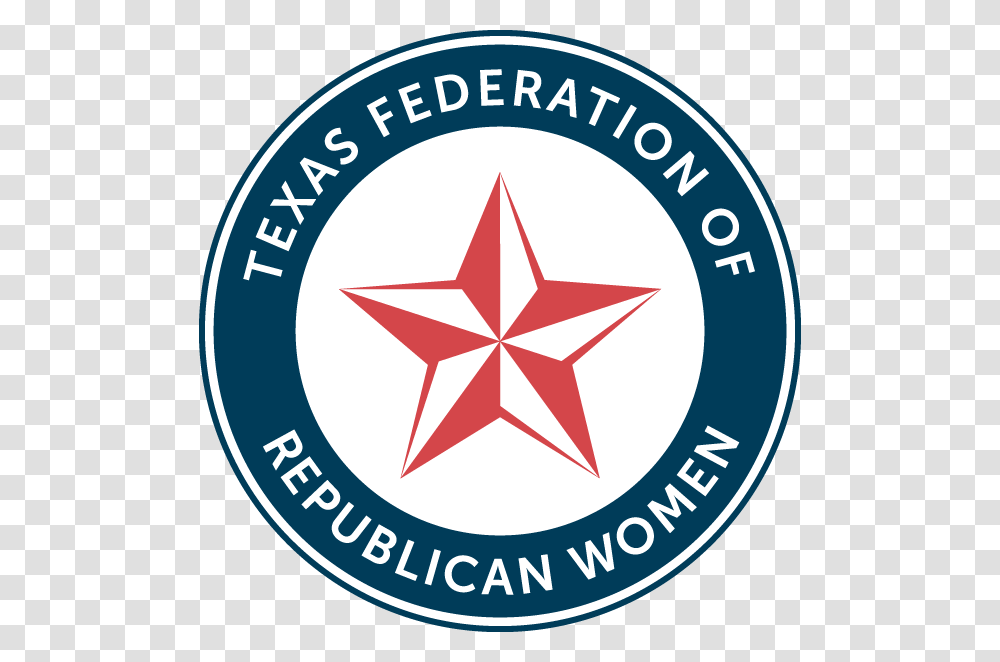Texas Federation Of Republican Women, Star Symbol, Logo, Trademark Transparent Png