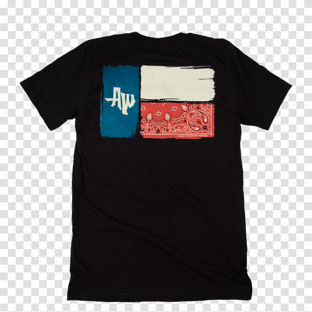 Texas Flag Bandana Tee Pocket, Clothing, Apparel, T-Shirt Transparent Png