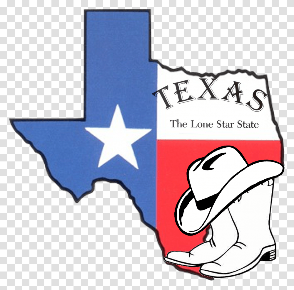Texas Flag Clipart State, Star Symbol, Number Transparent Png