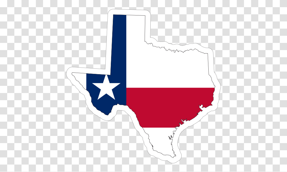 Texas Flag State Sticker Texas Flag, Symbol, First Aid, Star Symbol Transparent Png