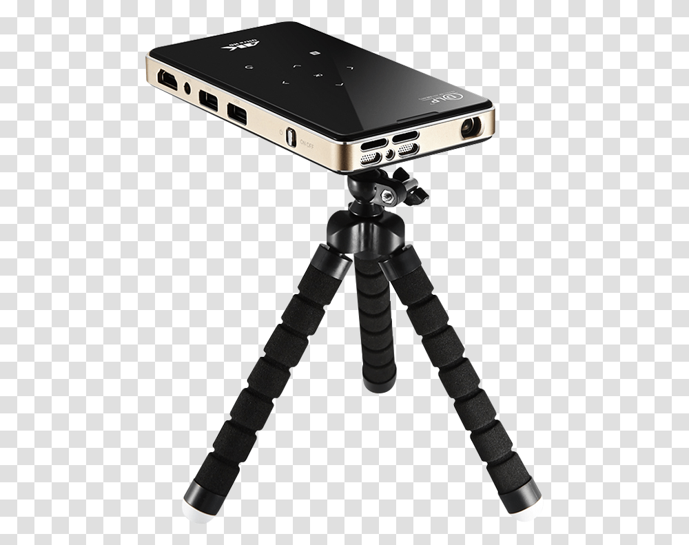 Texas Instruments 4k Mini Projector, Tripod, Mobile Phone, Electronics, Cell Phone Transparent Png