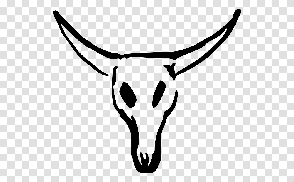 Texas Longhorn Animal Skulls Clip Art Cow Skull Clipart, Cattle, Mammal, Bull Transparent Png