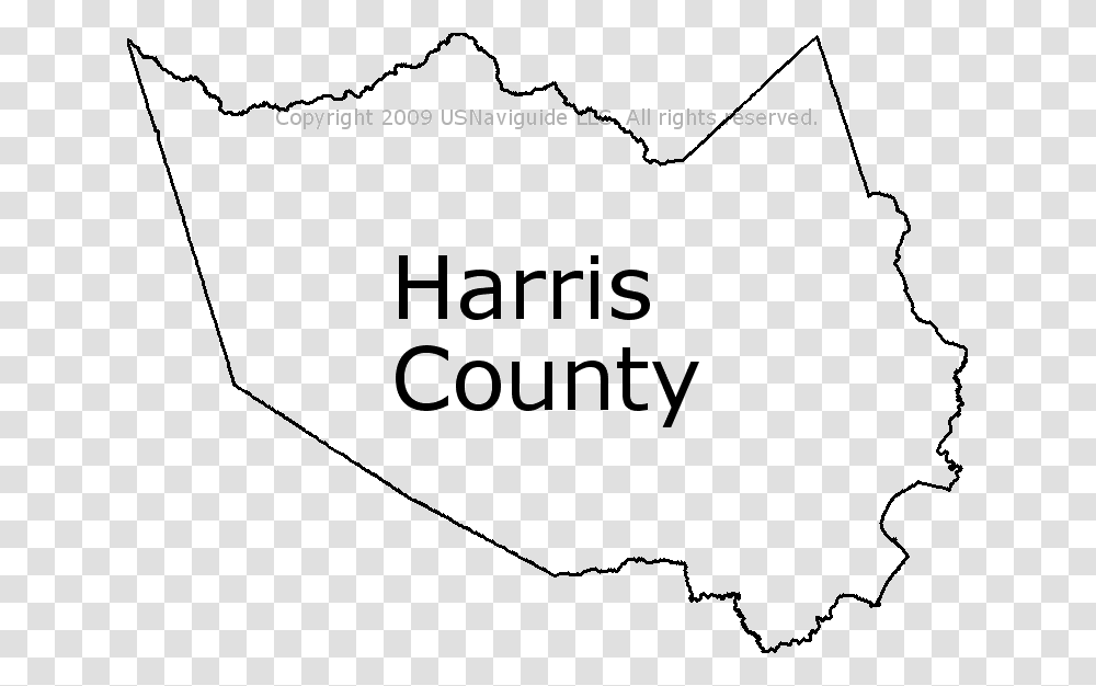 Texas Map Outline Harris County Texas Outline, Plot, Envelope, Mail, Diagram Transparent Png