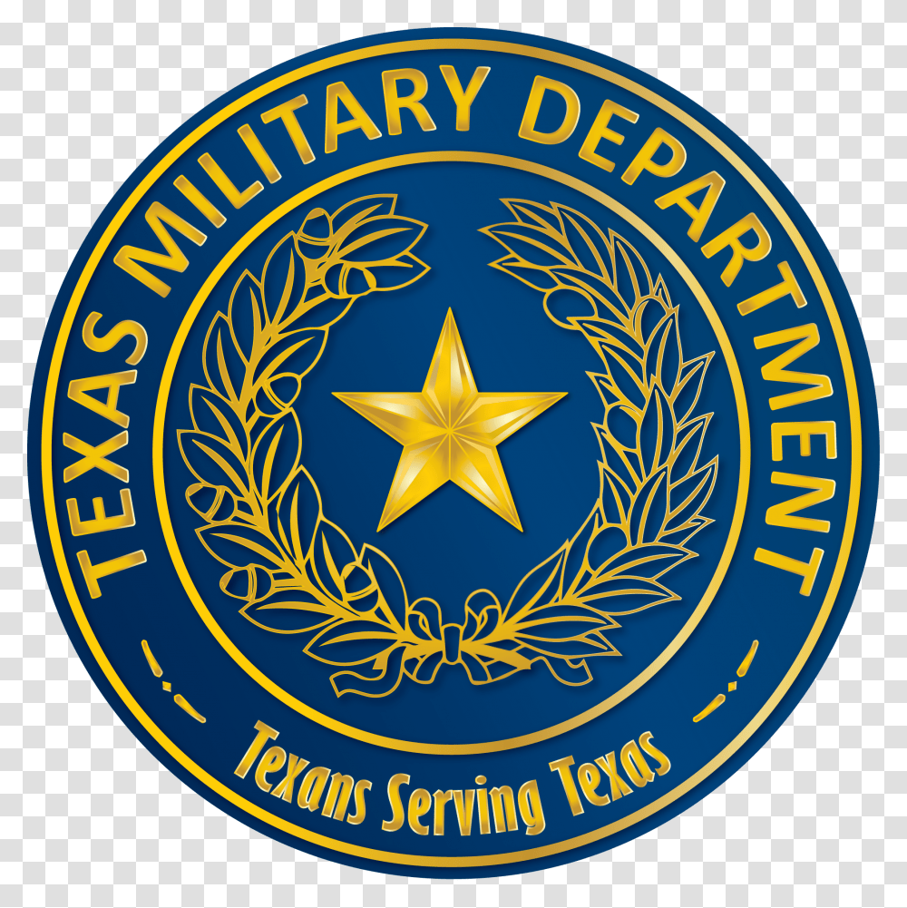 Texas Military Department Seal Circle, Logo, Trademark, Rug Transparent Png