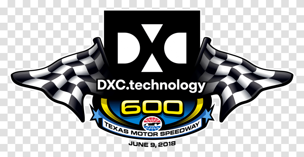 Texas Motor Speedway Dxc Technology, Label, Logo Transparent Png