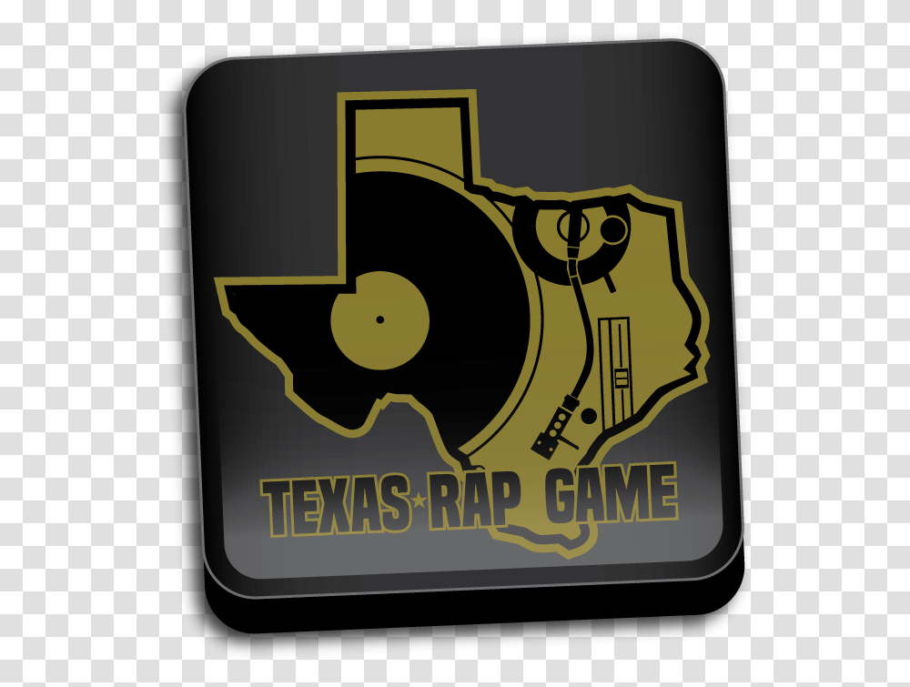 Texas Rap Game Machine, Label, Text, Disk, Security Transparent Png