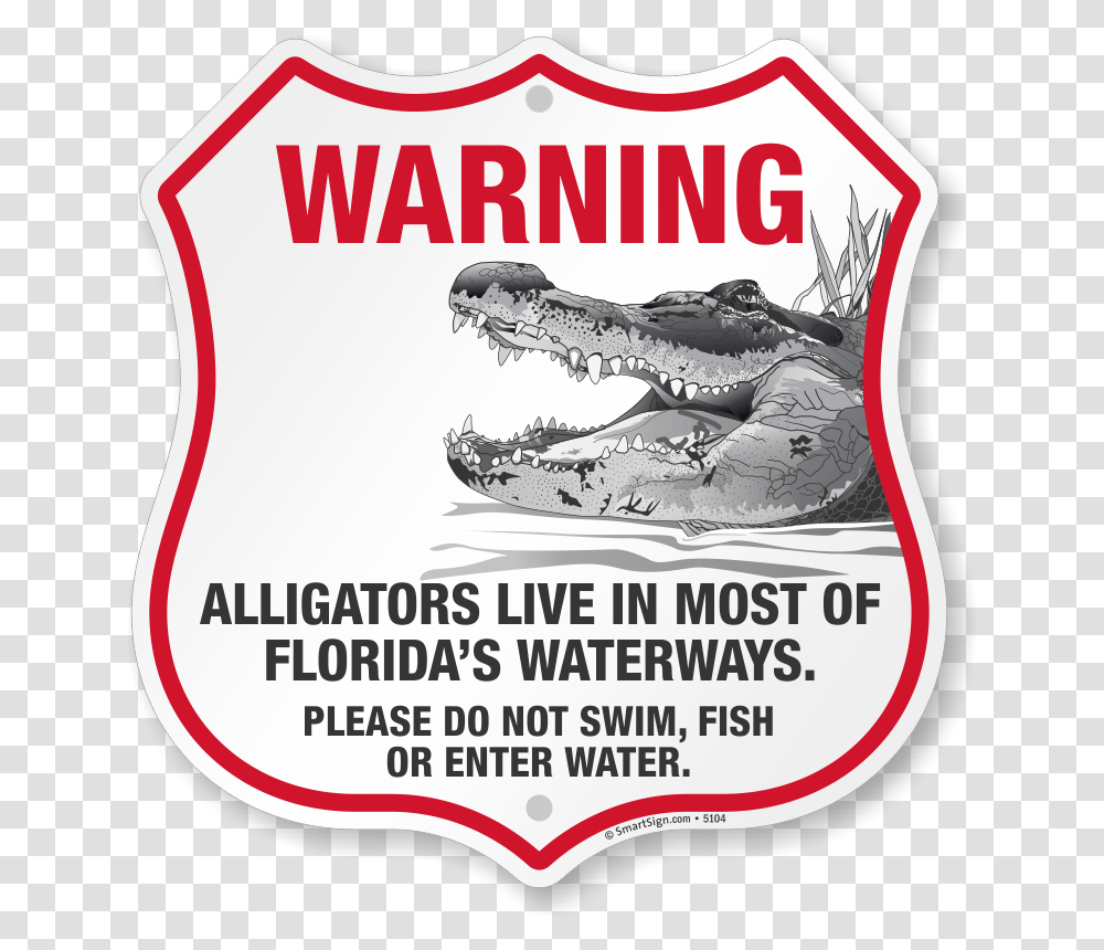 Texas Route 66 Sign, Label, Animal, Crocodile Transparent Png