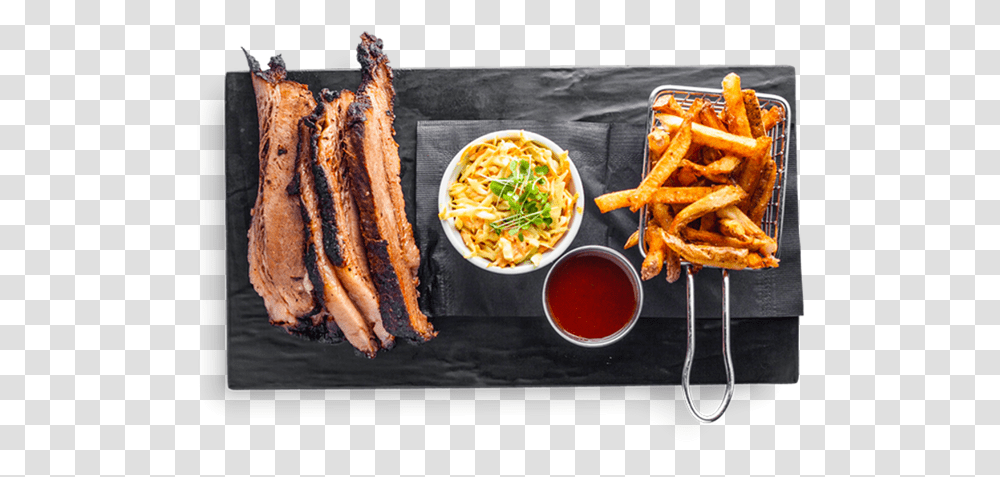 Texas Smoked Beef Brisket French Fries, Food, Pasta, Lunch, Meal Transparent Png