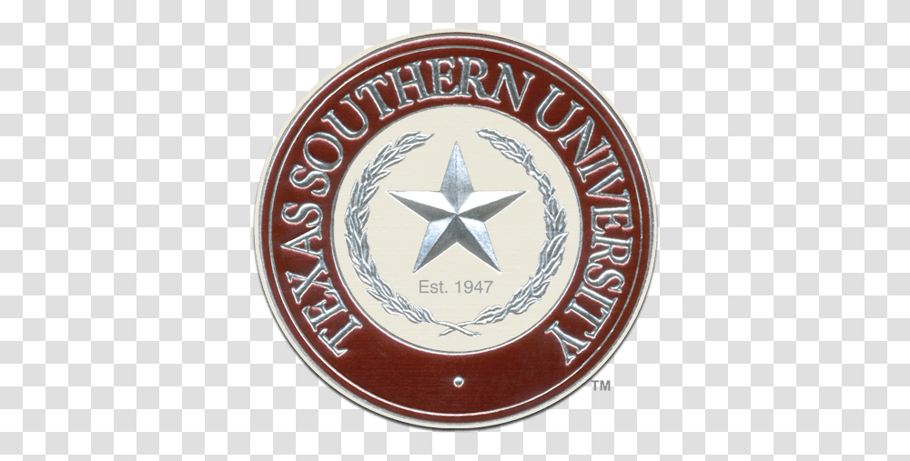 Texas Southern University Logos Badge, Symbol, Star Symbol, Trademark, Rug Transparent Png