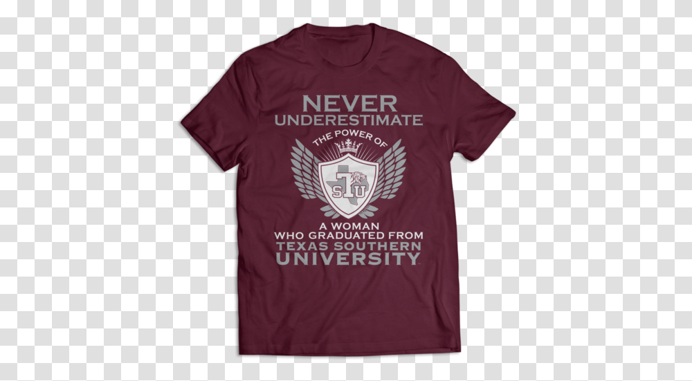 Texas Southern University Unisex, Clothing, Apparel, Shirt, T-Shirt Transparent Png