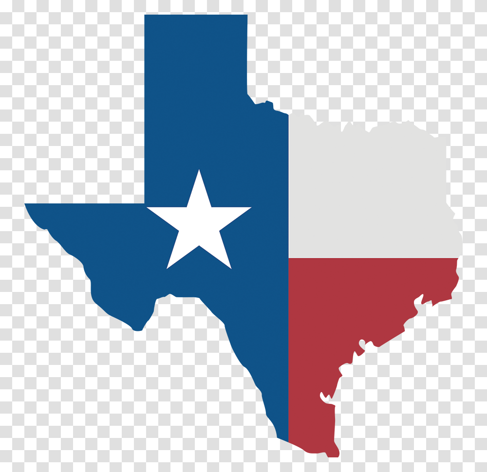 Texas Star Map, Flag, American Flag, Star Symbol Transparent Png
