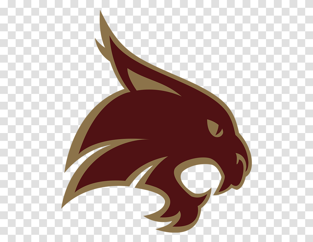 Texas State Bobcats Logo Texas State University Stickers, Plant, Animal Transparent Png