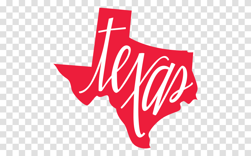 Texas State Outline, Star Symbol Transparent Png