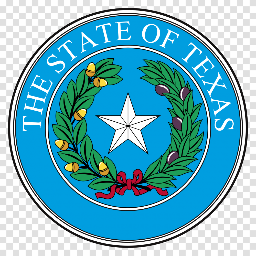 Texas State Seal 2018, Logo, Trademark, Emblem Transparent Png