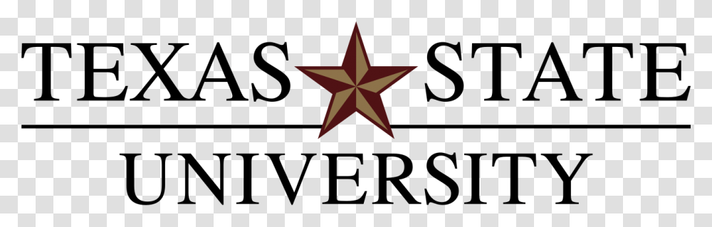 Texas State University Logo Esslingen Am Neckar, Star Symbol, Cross Transparent Png