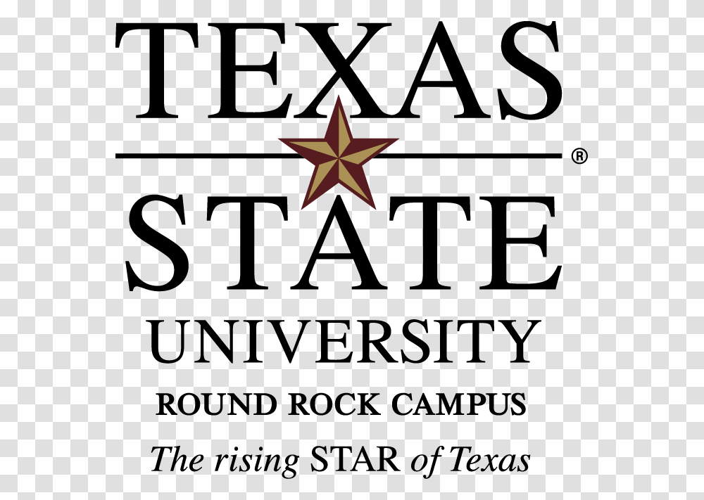 Texas State University Logo Poster, Star Symbol, Alphabet Transparent Png