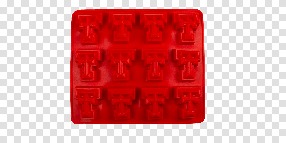 Texas Tech Red Raiders Ice Tray And Candy Mold Interlocking Block Transparent Png