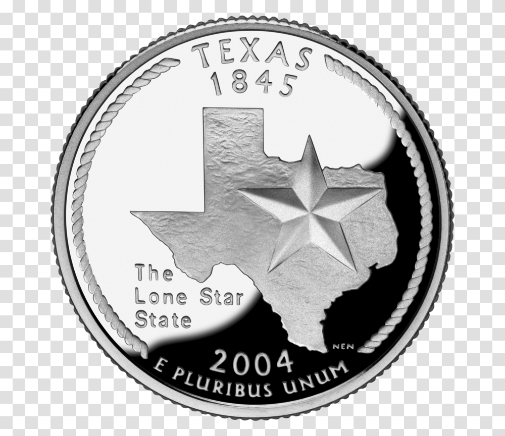 Texas Texas State Quarter, Money, Coin, Nickel, Clock Tower Transparent Png