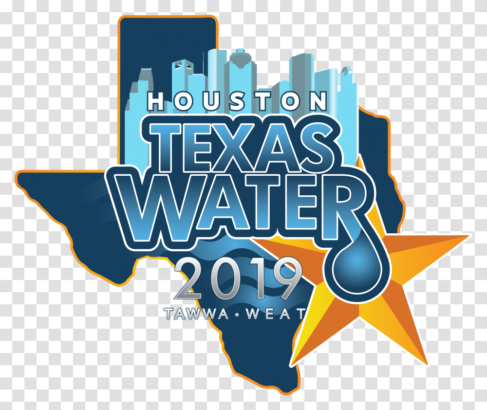 Texas Water 2019 Full Color Texas Water Conference 2019, Star Symbol Transparent Png