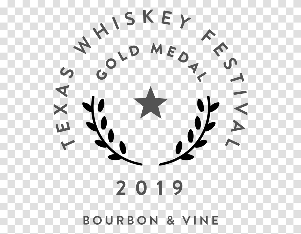 Texas Whiskey Competition Circle, Star Symbol, Number Transparent Png